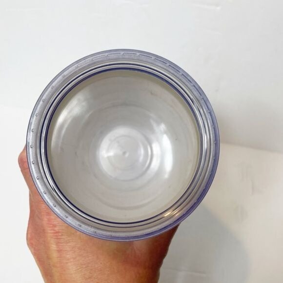 Starbucks 2018 Holiday Collection Flow Glitter Cold Cup 24oz Double Wall Tumbler - Picture 6 of 8